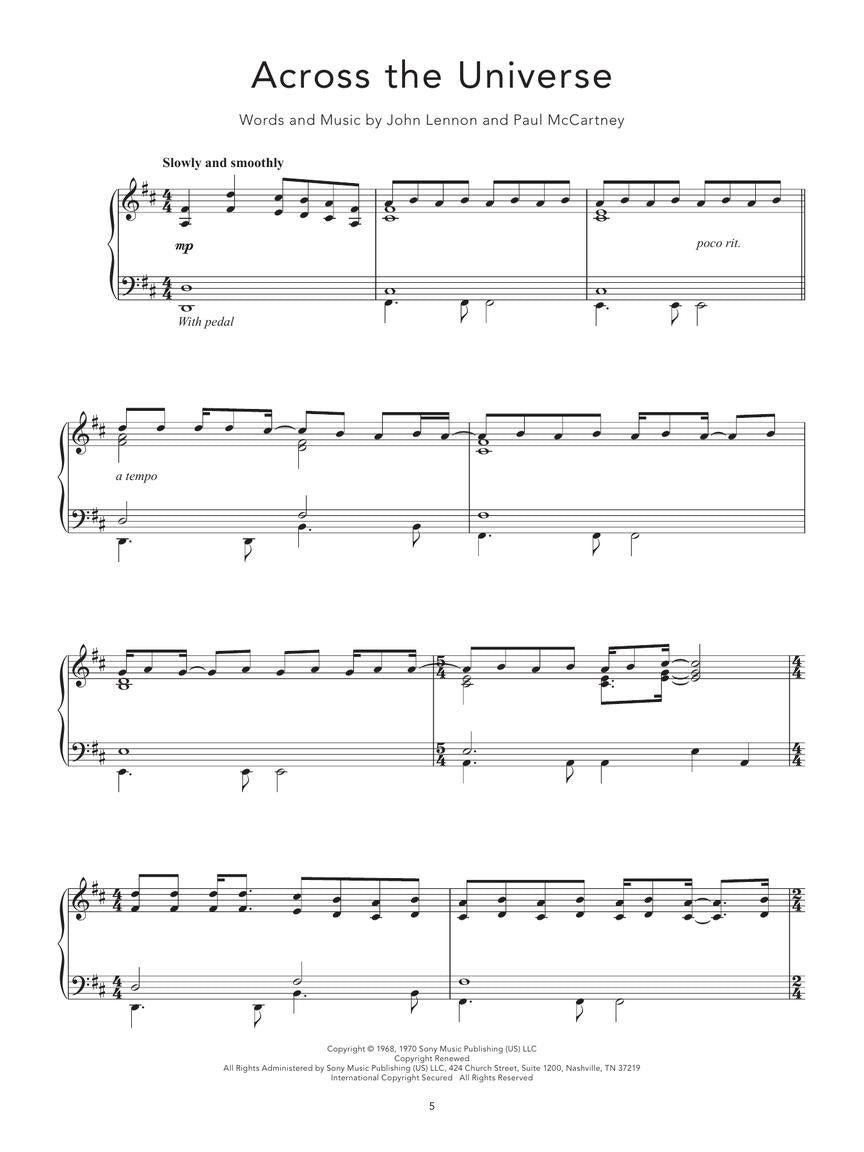 Peaceful Piano Solos - The Beatles Songbook (30 Timeless Songs)