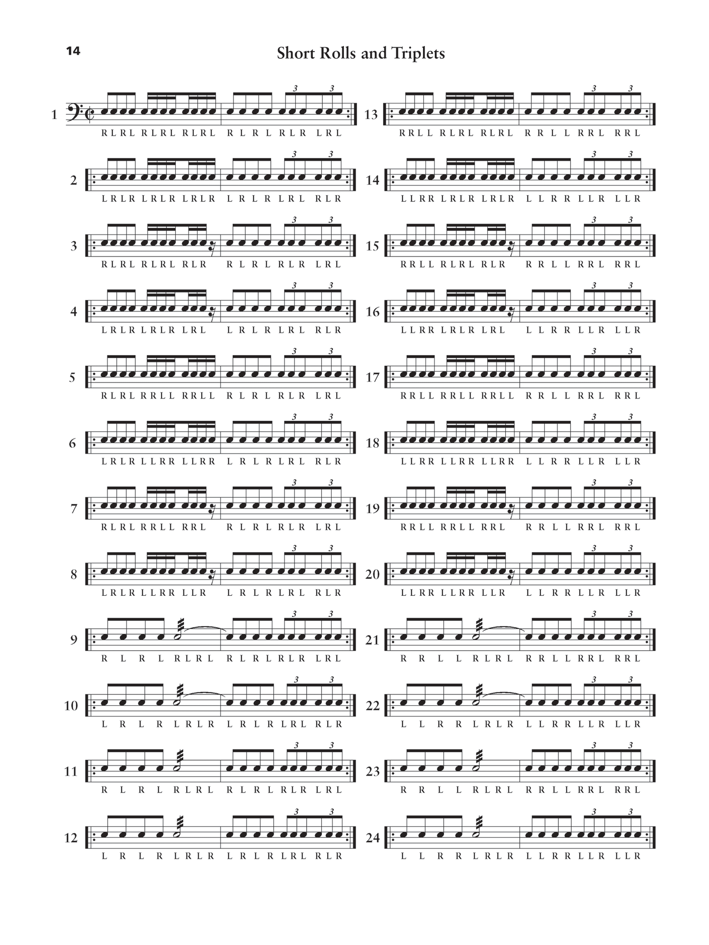 George Lawrence Stone - Stick Control For The Snare Drummer Book