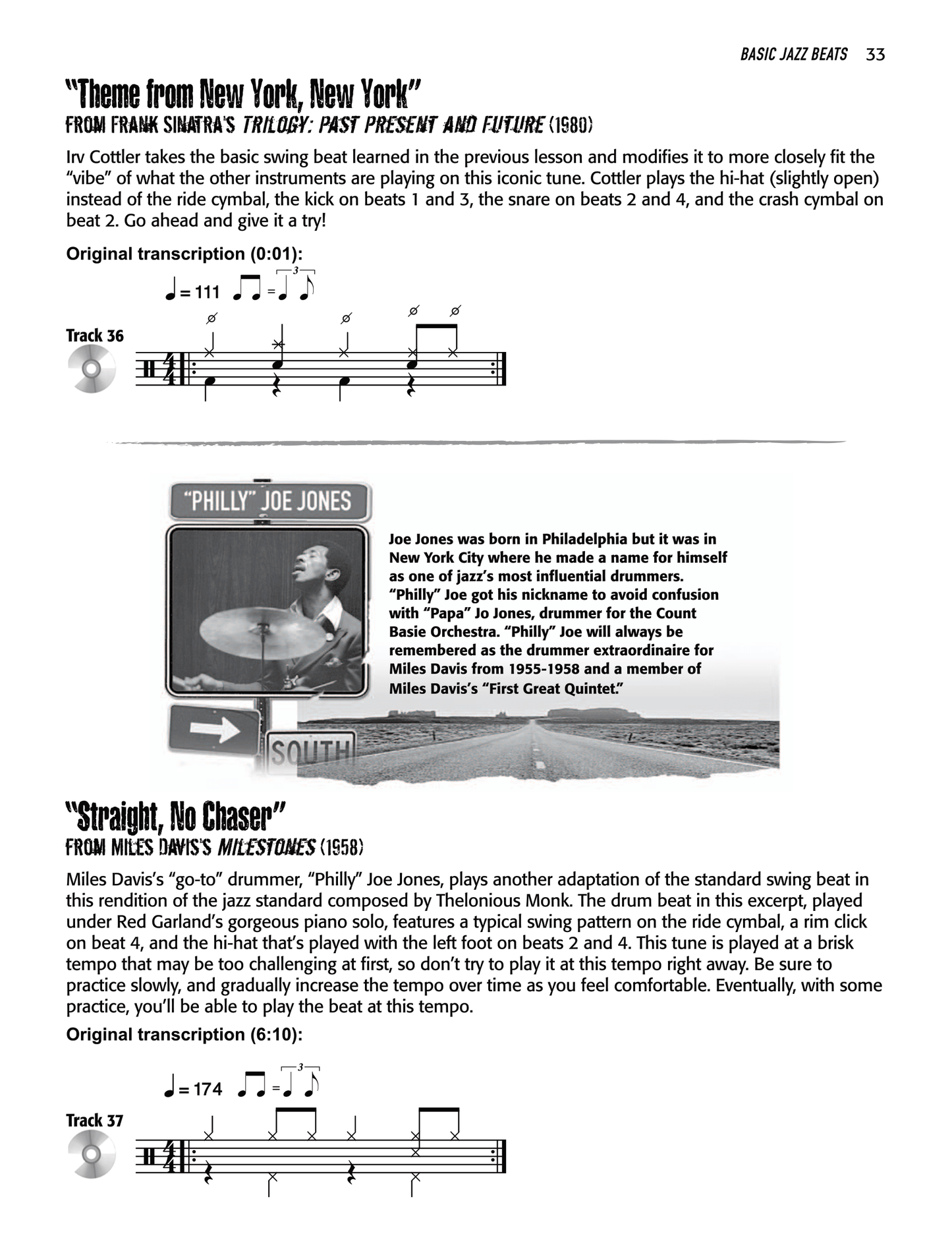 On The Beaten Path - Beginning Drumset Course Level 2 (Book/Cd)