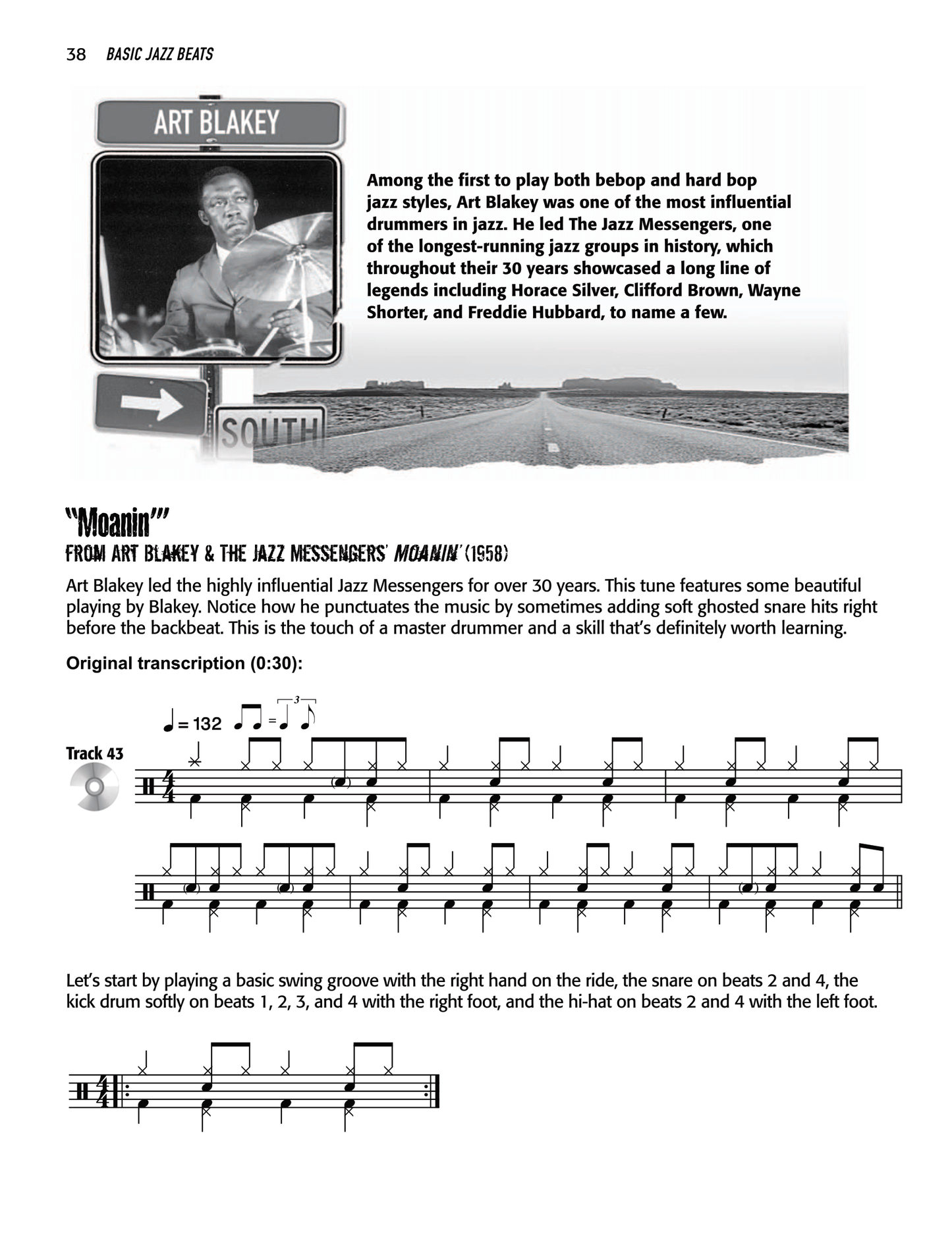 On The Beaten Path - Beginning Drumset Course Level 2 (Book/Cd)