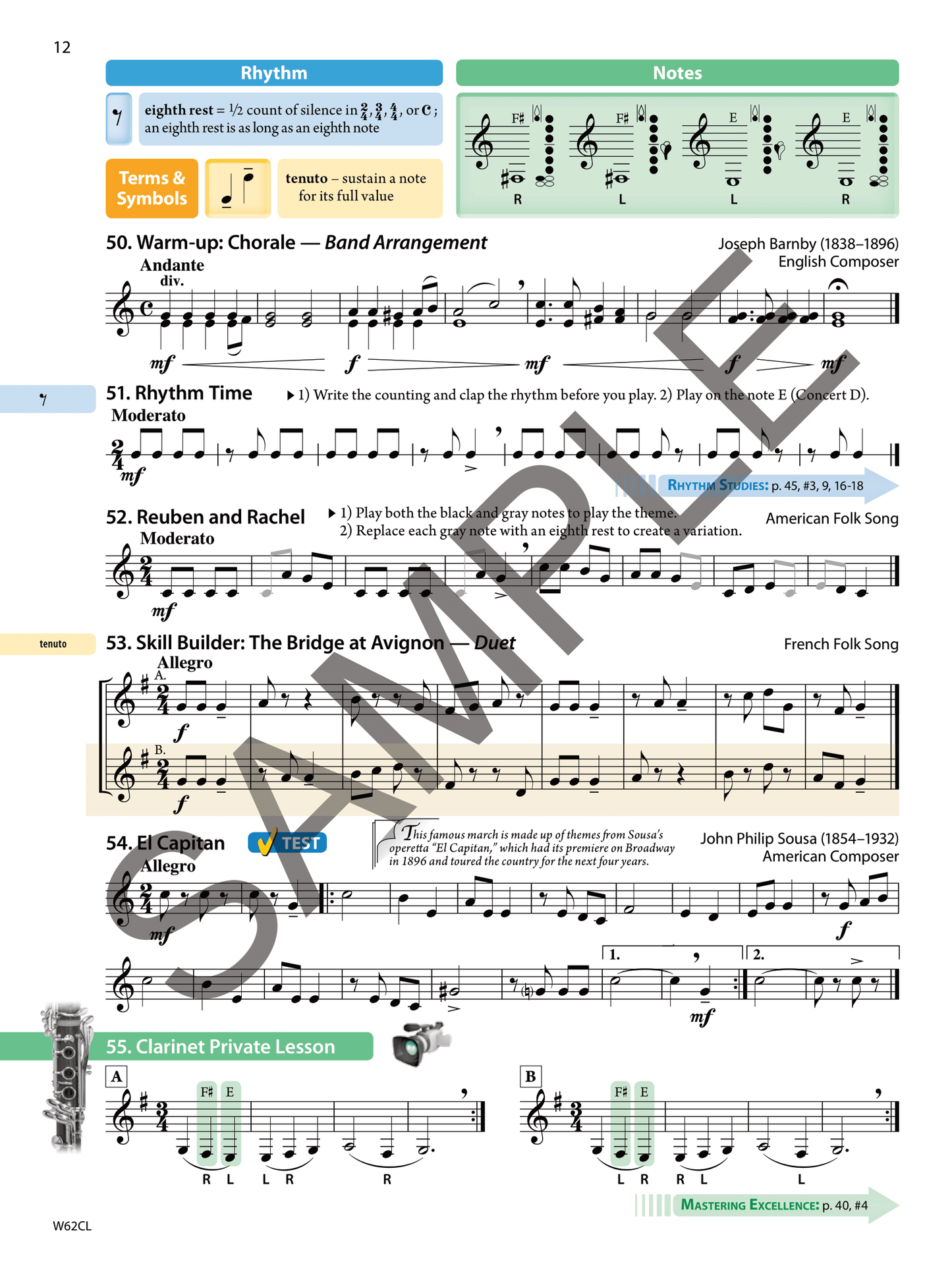 Tradition Of Excellence Bb Clarinet - Book 2  (Book/Ola) -Second Edition