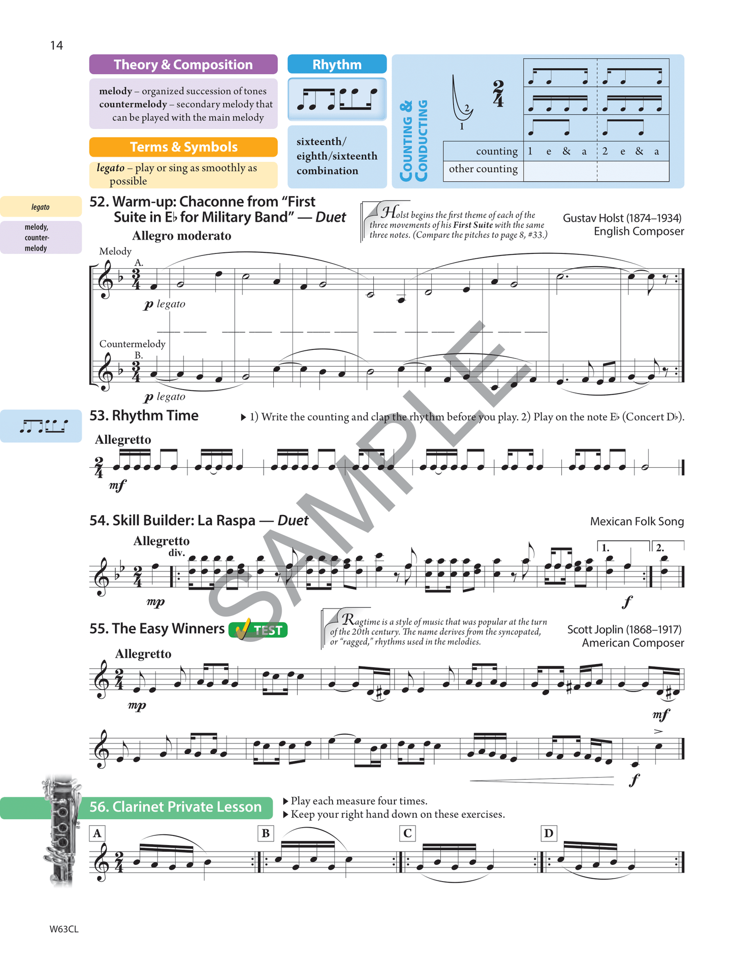 Tradition Of Excellence Bb Clarinet - Book 3 (Book/Ola)