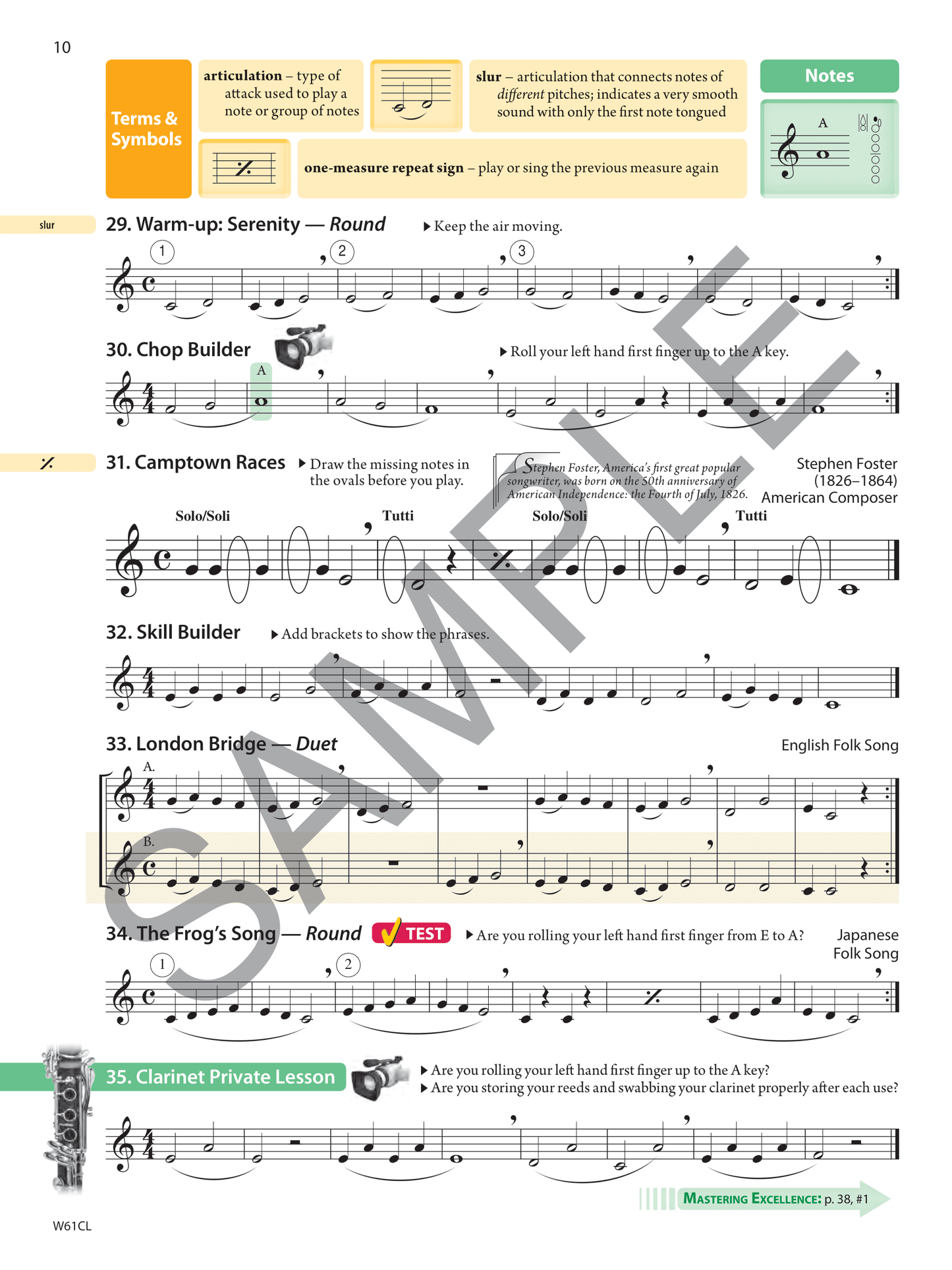 Tradition Of Excellence- Bb Clarinet Book 1 (Book/Ola)