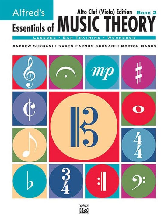 Alfred's Essentials Of Music Theory - Alto Clef Viola Edition Book 2