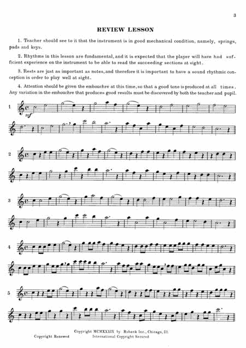Rubank Intermediate Method - Flute/Piccolo Book