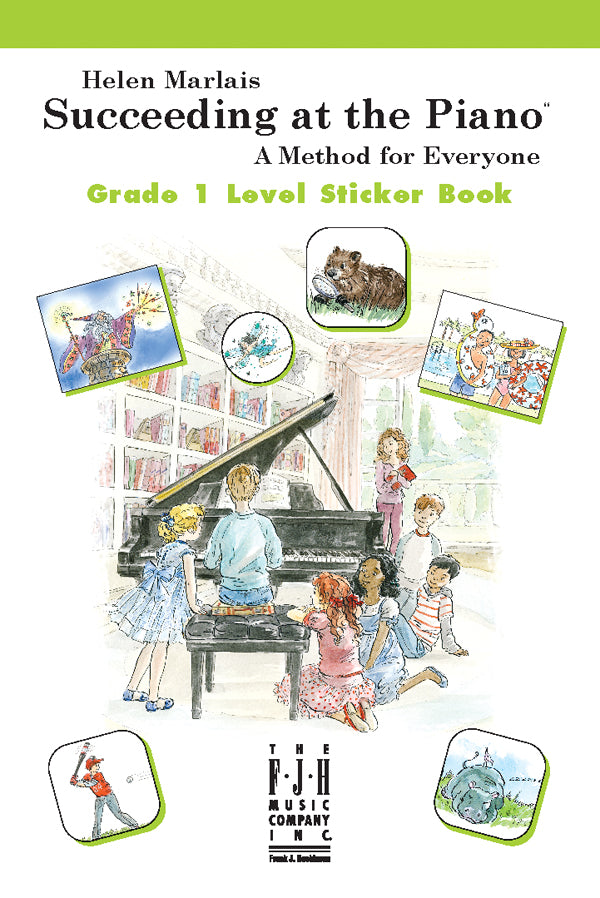 Succeeding At The Piano - Grade 1 Sticker Book