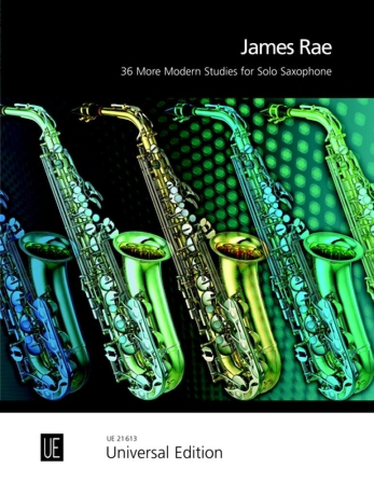 James Rae - 36 More Modern Studies For Solo Saxophone Book