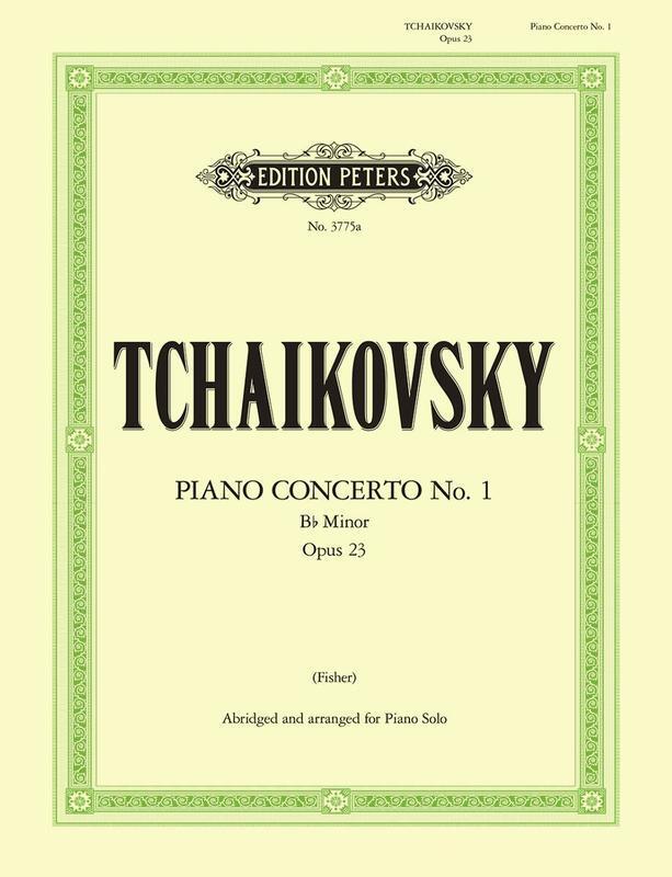 Tchaikovsky: Concerto No. 1 in Bb minor Op. 23 For Piano Solo Book