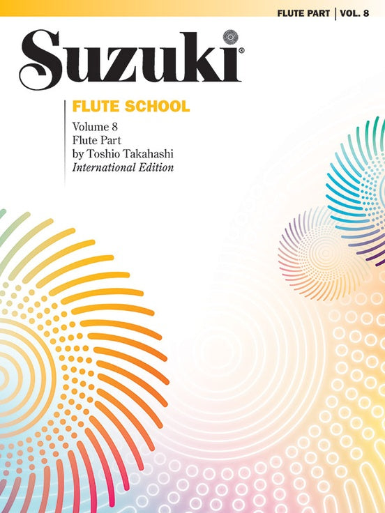 Suzuki Flute School - Volume 8 Flute Part Book (Revised Edition)