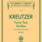 Kreutzer - 42 Studies Transcribed for the Viola Book