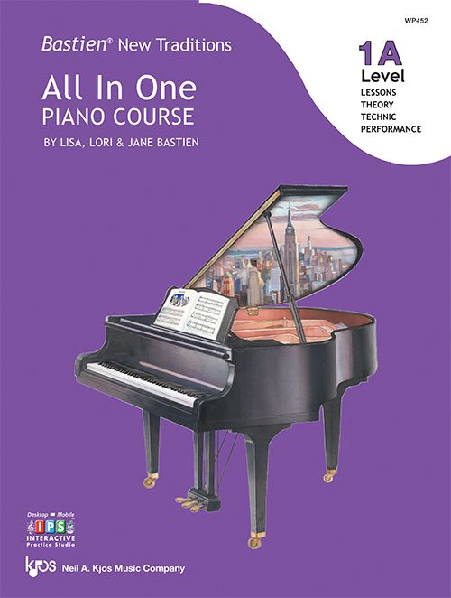 Bastien: New Traditions - All In One Piano Course Level 1A Book