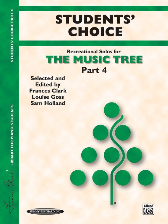 The Music Tree - Part 4 Students' Choice Book