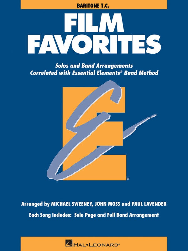 Essential Elements - Film Favorites Baritone T.C Book