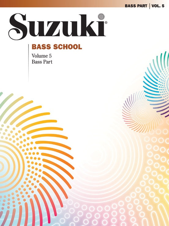 Suzuki Bass School - Volume 5 Double Bass Part Book