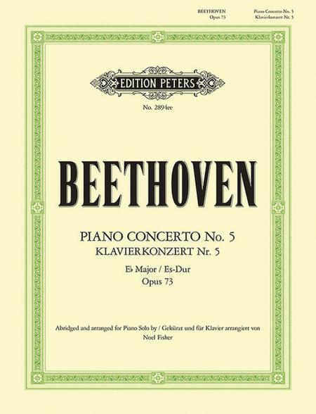 Beethoven - Concerto No. 5 in E flat Op.73 'Emperor' (Piano Solo) Book