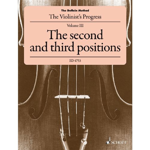 The Doflein Method Volume 3 - Second And Third Positions Violin Book