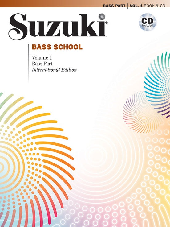 Suzuki Bass School - Volume 1 Double Bass Part Book (Book/Cd)