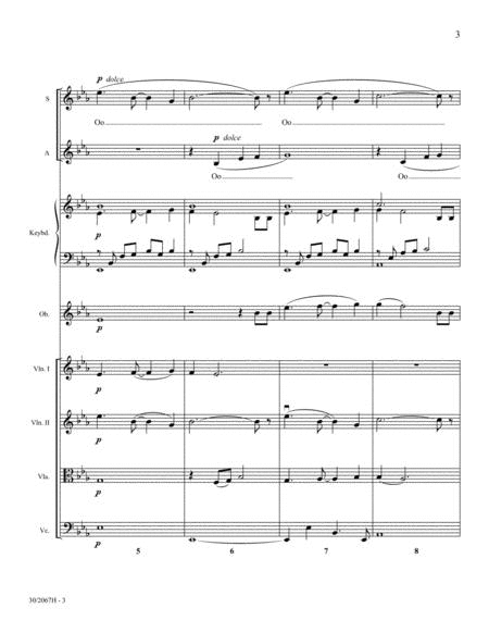 Inscription Of Hope - Conductor's Score and Parts For String Quartet & Oboe