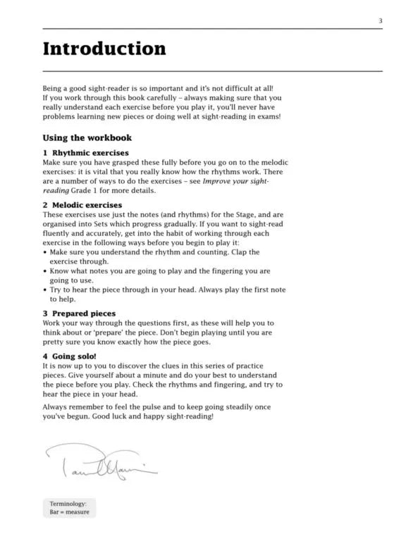 Improve Your Sight Reading - Violin Grade 4 Book