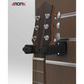 Aroma AH-89S Locking Slat Wall Mount Guitar Wall Hanger