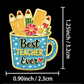 Sundry & Sound Co- Best Teacher Ever Pencil Mug Enamel Pin