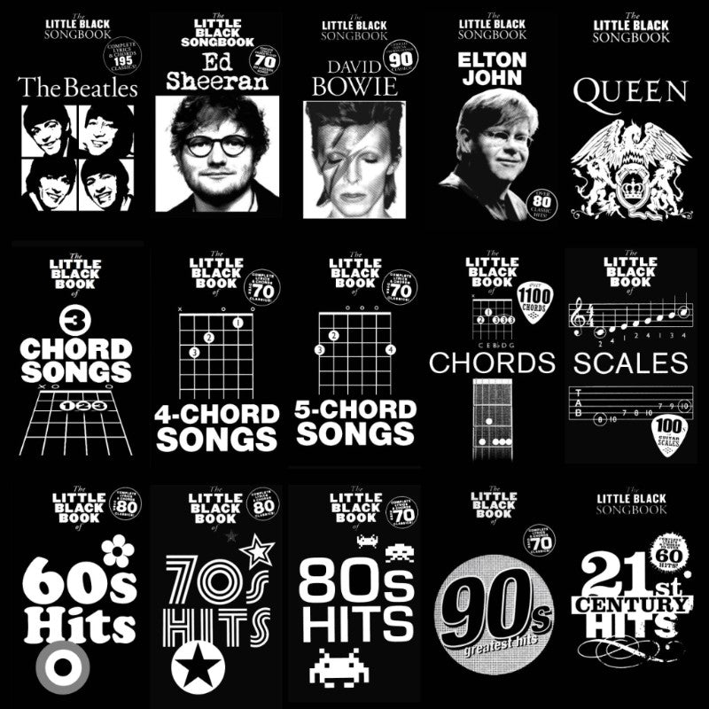 The Little Black Book Of 4 Chord Songs - 70 Songbooks