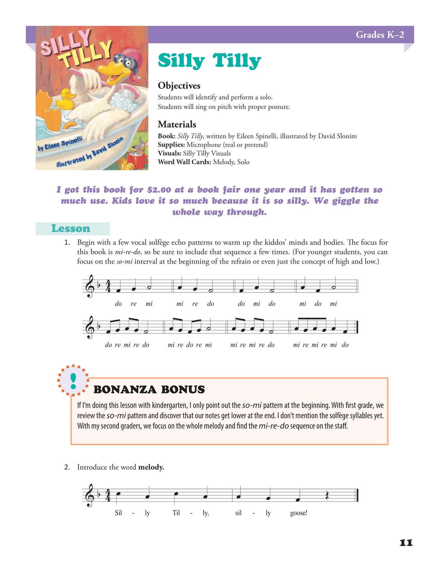 Book Time Bonanza - Book and Classroom Resources