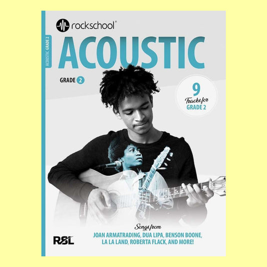 Rockschool Acoustic Guitar Grade 2 (2026) Book with Online Audio