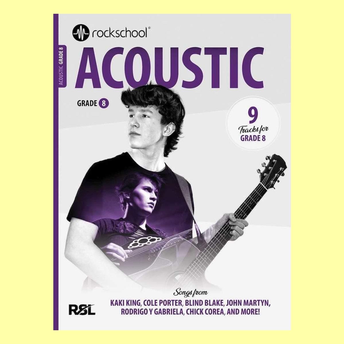 Rockschool Acoustic Guitar Grade 8 (2026) Book with Online Audio