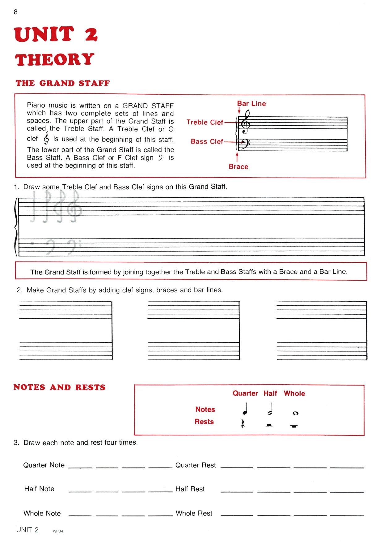 Bastien - Musicianship For The Older Beginner Level 1 Book