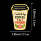 Sundry & Sound Co- Fueled by Coffee and Passion Enamel Pin