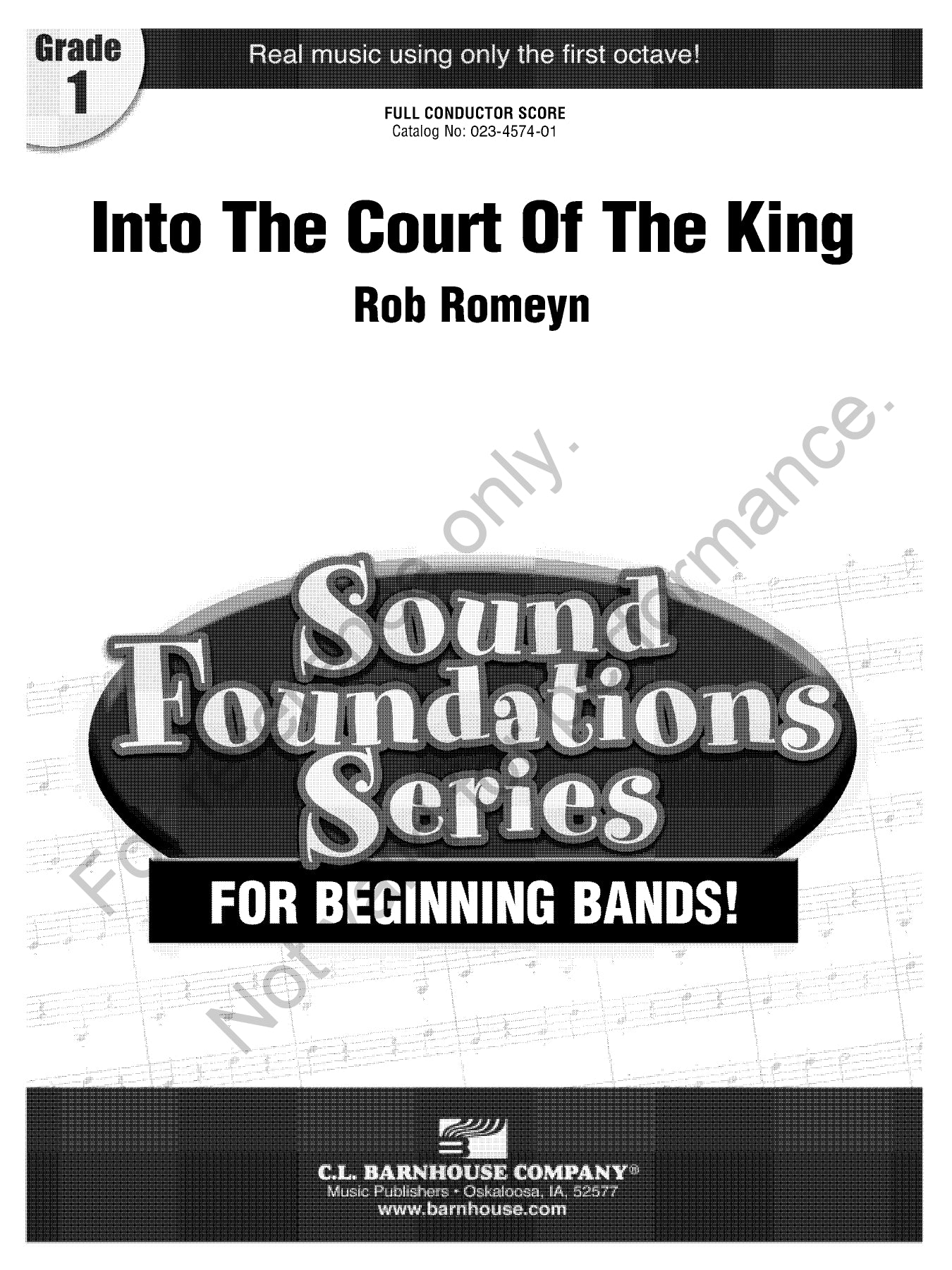 Into The Court Of The King Cb1 Sc/Pts