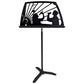 Manhasset Noteworthy Vocalist Design Music Stand - Black