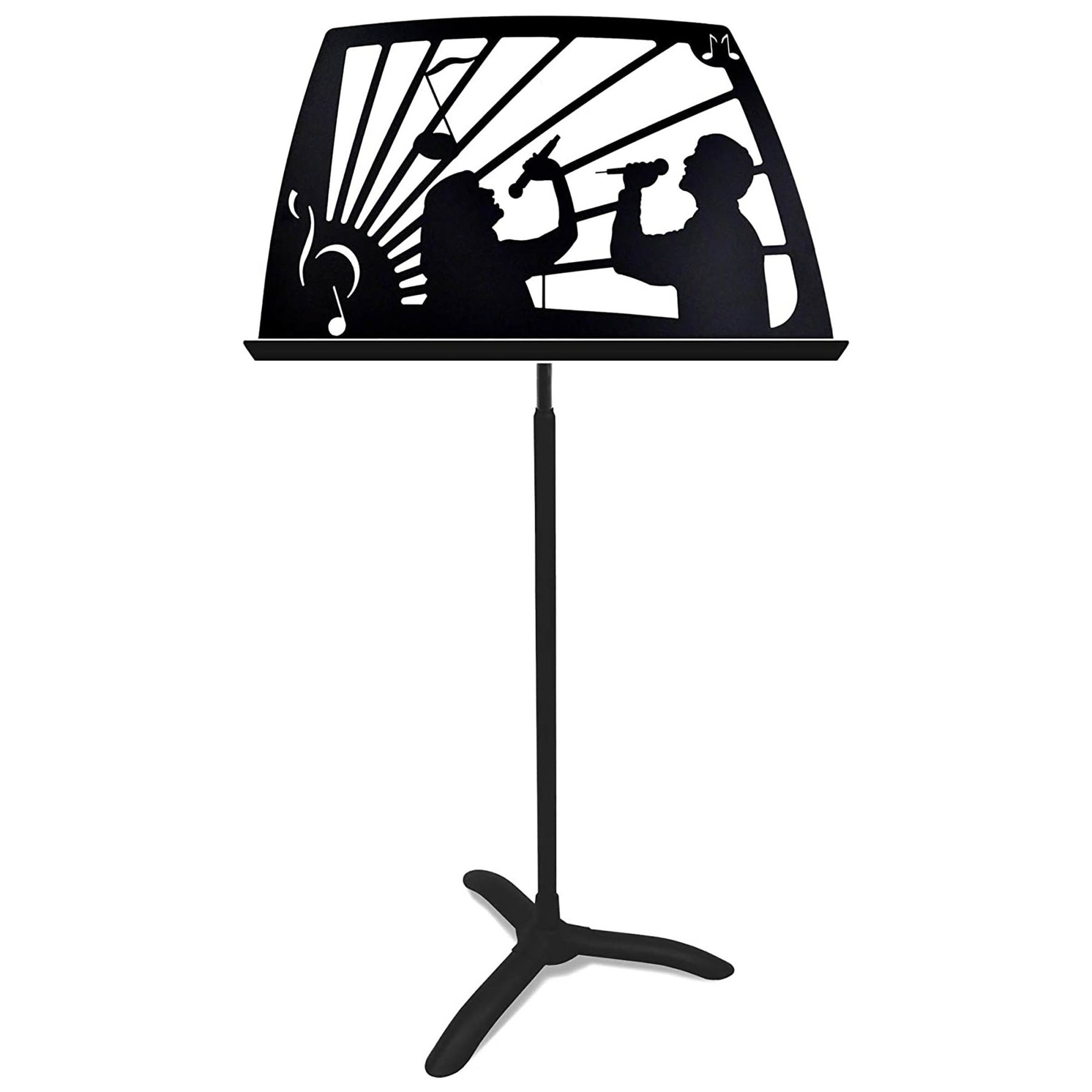 Manhasset Noteworthy Vocalist Design Music Stand - Black
