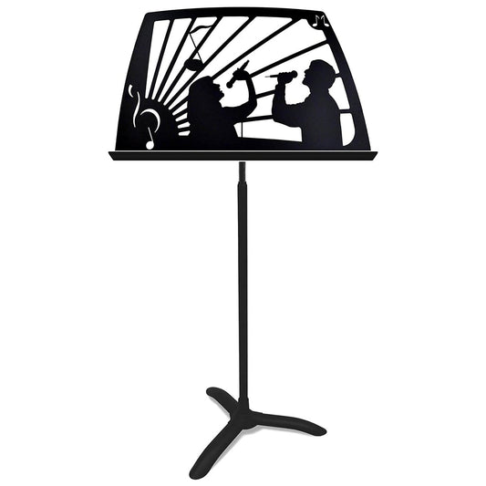 Manhasset Noteworthy Vocalist Design Music Stand - Black