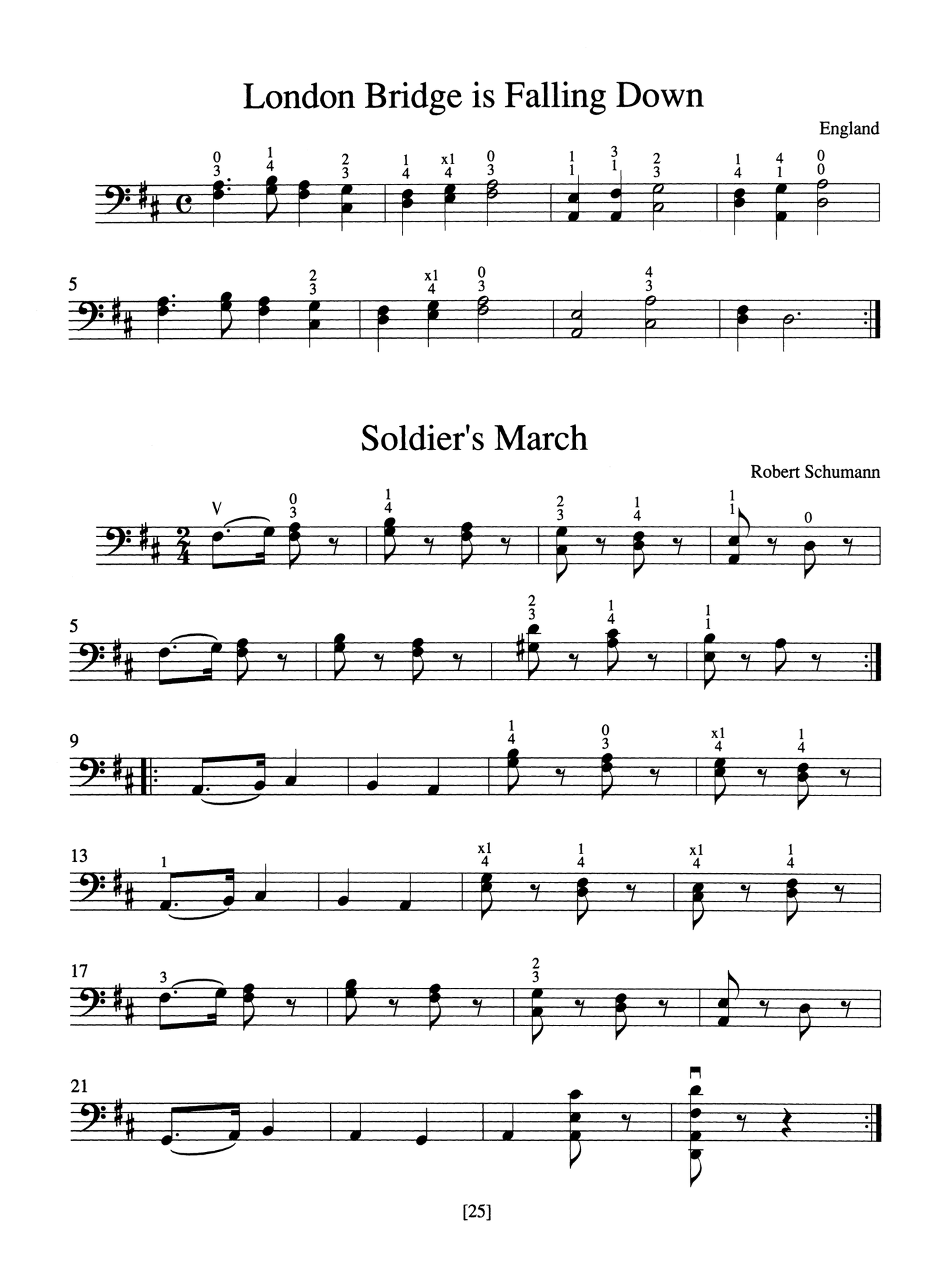 Rick Mooney - Double Stops For Cello Book