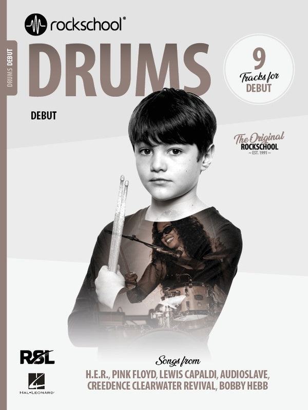 Rockschool Drums 2024+ - Teacher Bundle A (Debut to Grade 8 Books)