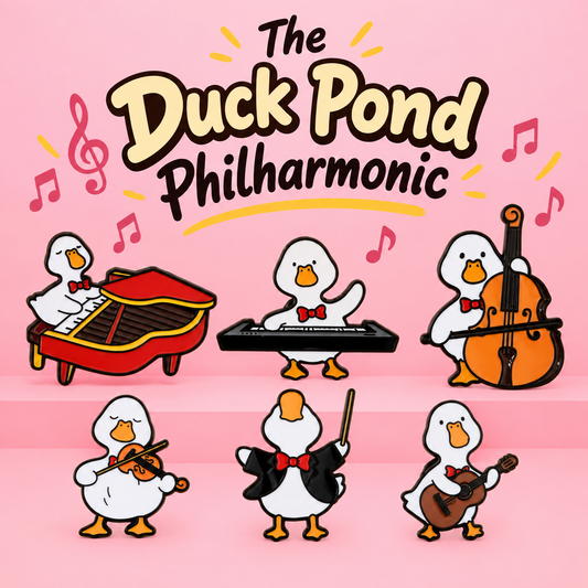 ConDUCKtor and the Duck Pond Philharmonic - Enamel Pin Set (6 Pins)