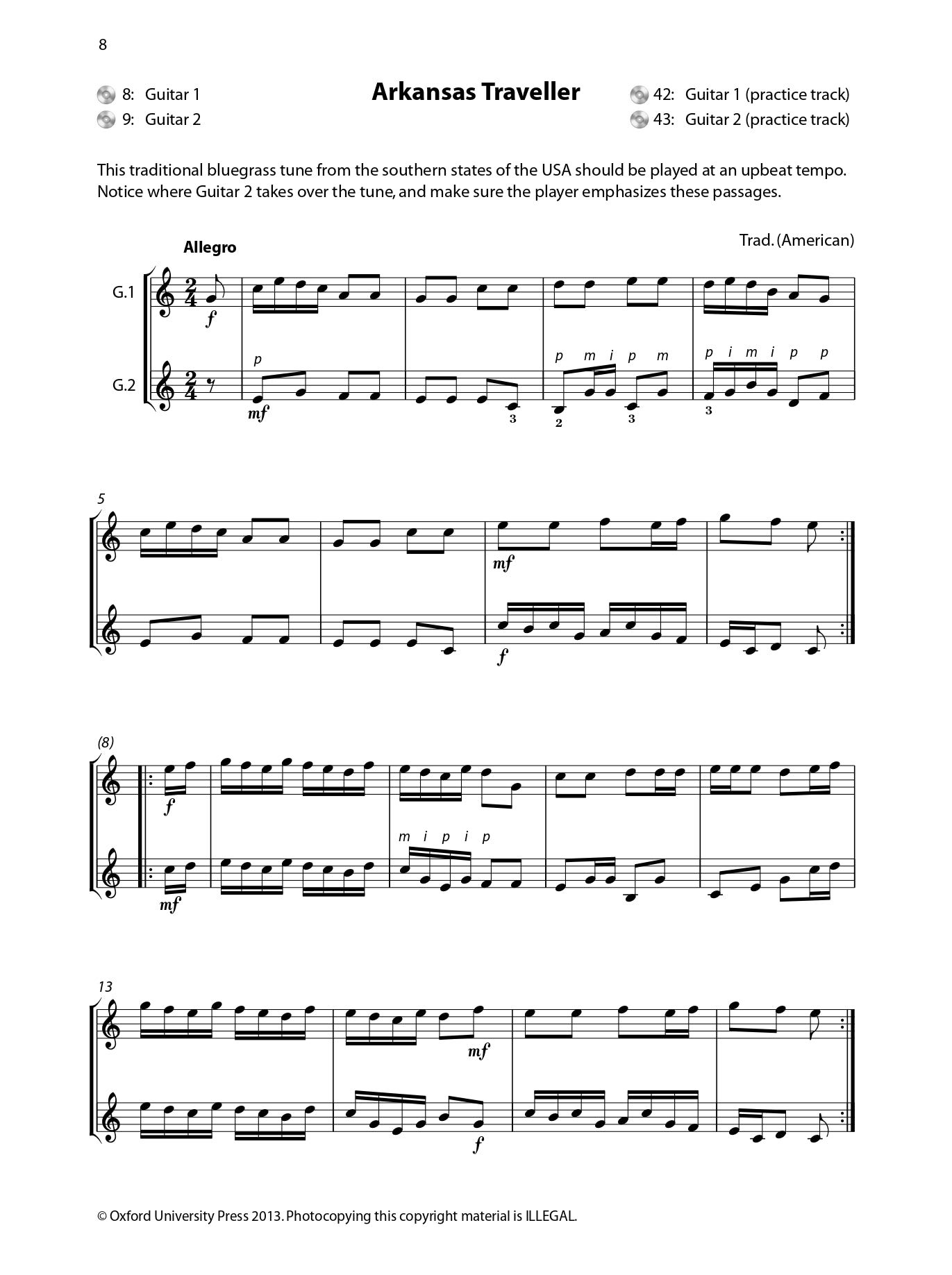 Enjoy Playing Guitar - Time For Two Duets Book/Cd