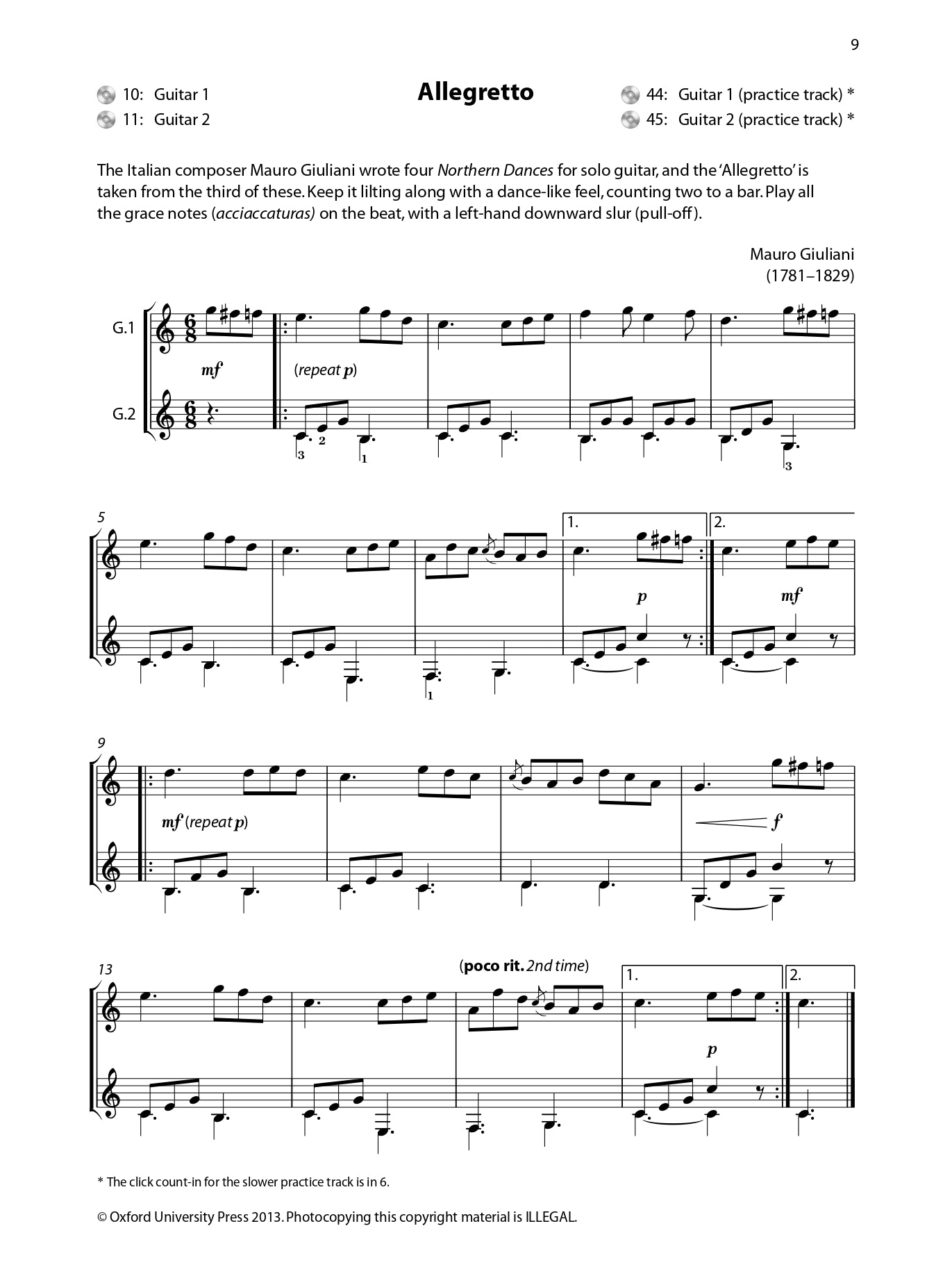 Enjoy Playing Guitar - Time For Two Duets Book/Cd