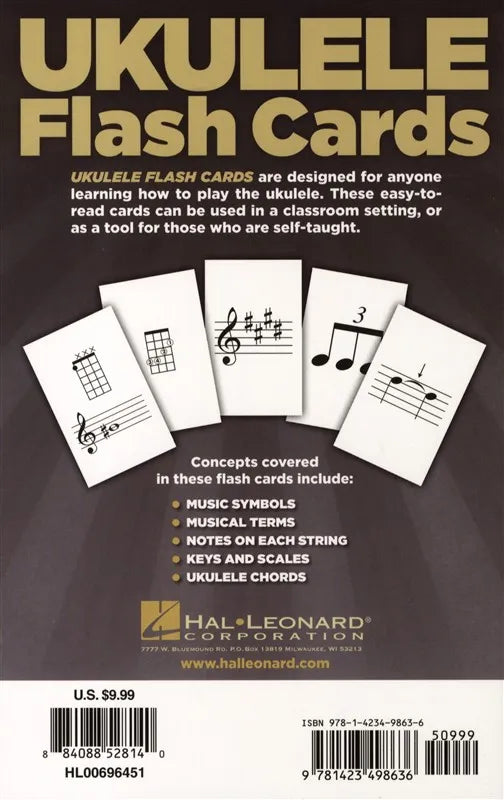 Hal Leonard - Ukulele Flash Cards
