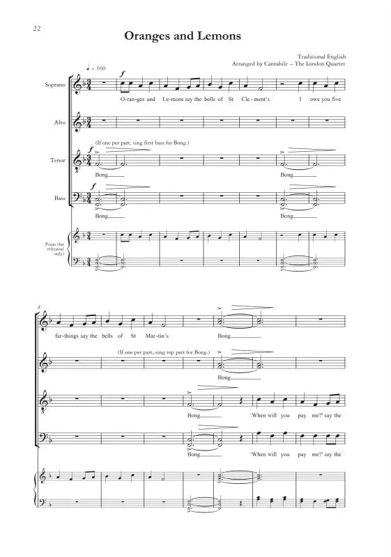 The Great British A Cappella Songbook- SATB Mixed Choir