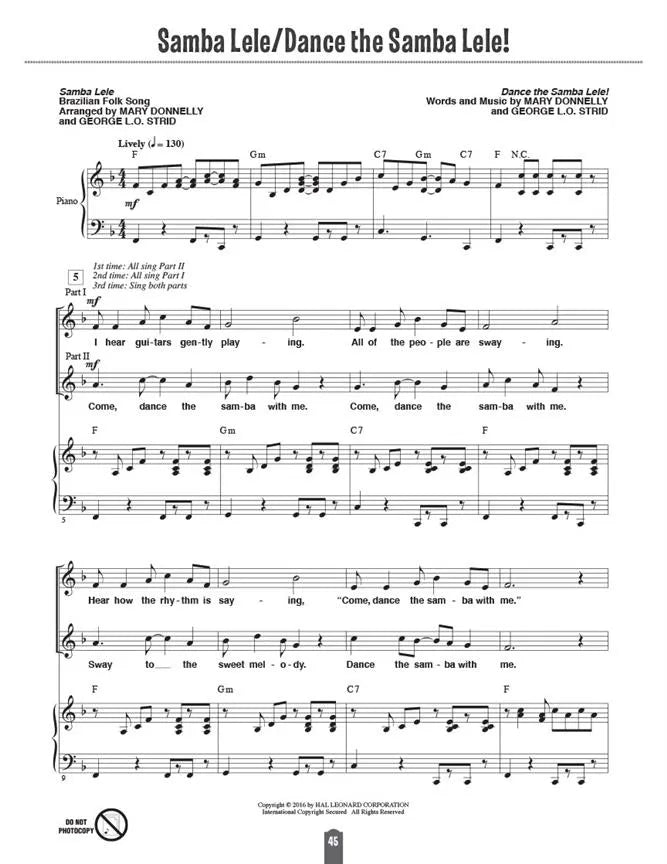 Folksong Partners Around The World Book (Grades 1-6)