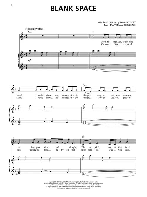 Taylor Swift Sing 8 Favorites- Music Minus One Vocal Book/Ola