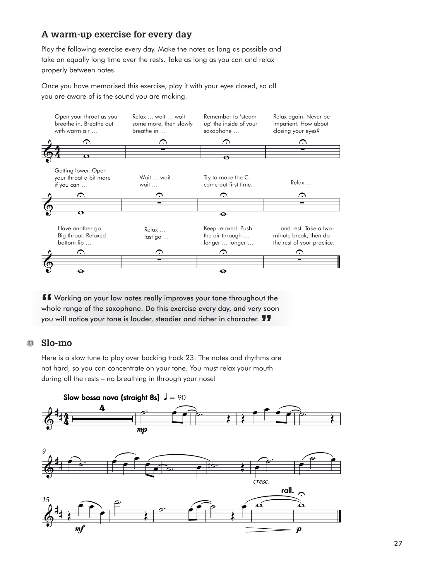 Ned Bennett - How To Play Jazz Saxophone Book/Ola