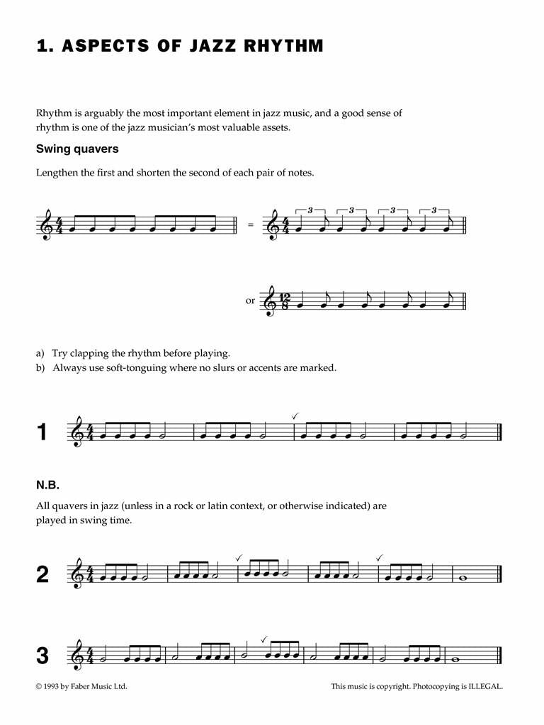 James Rae - Jazz Saxophone Studies Book