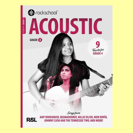 Rockschool Acoustic Guitar Grade 4 (2026) Book with Online Audio