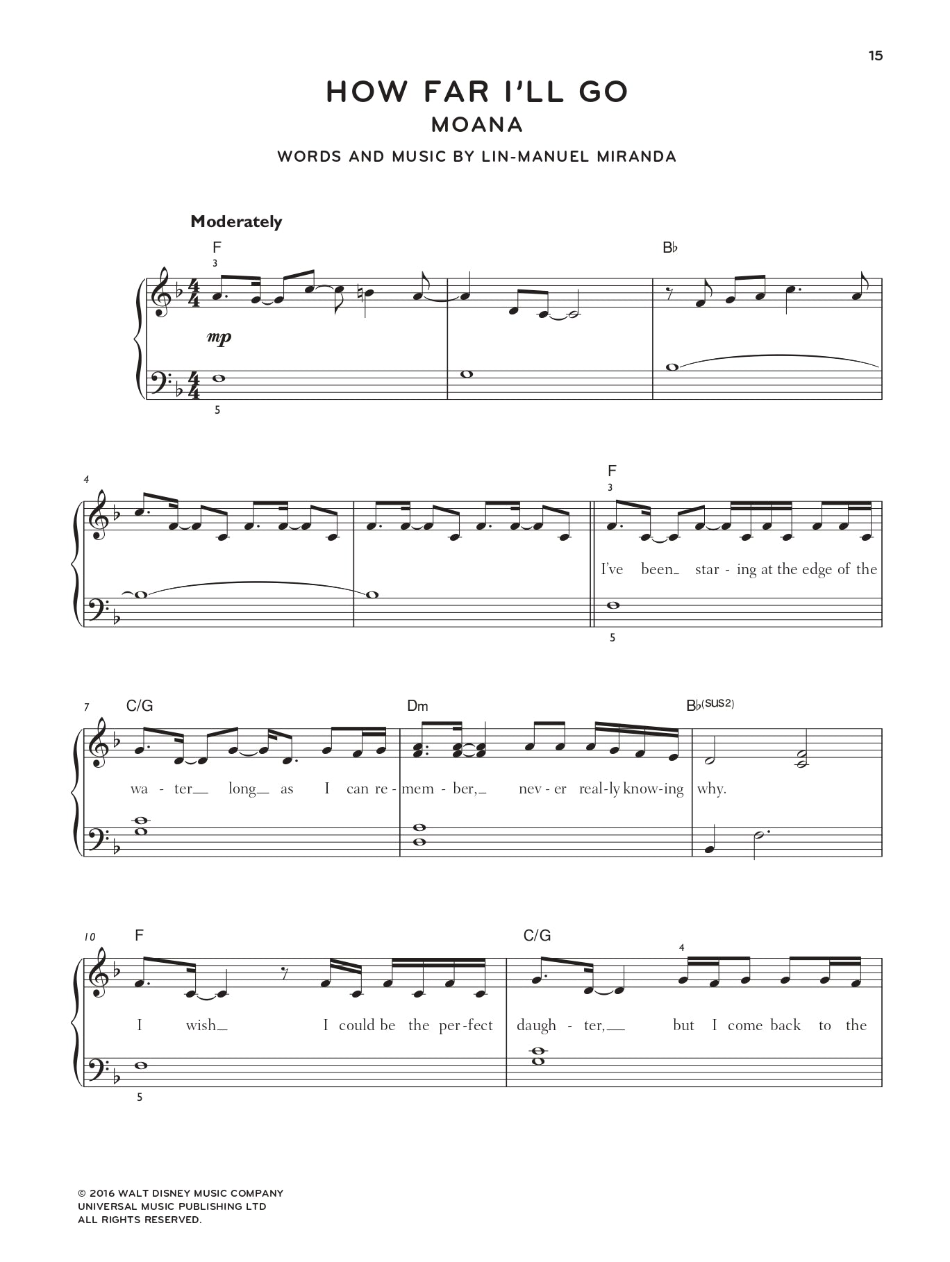 The Easy Piano Series - Film Songbook