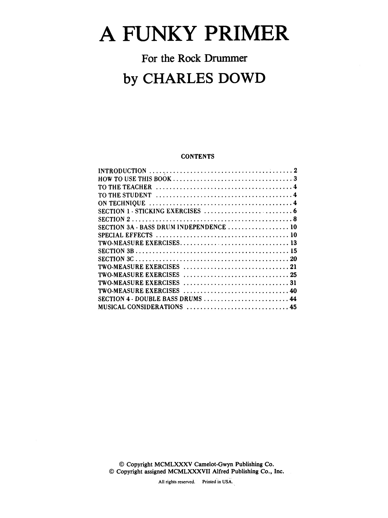 A Funky Primer For The Rock Drummer Book