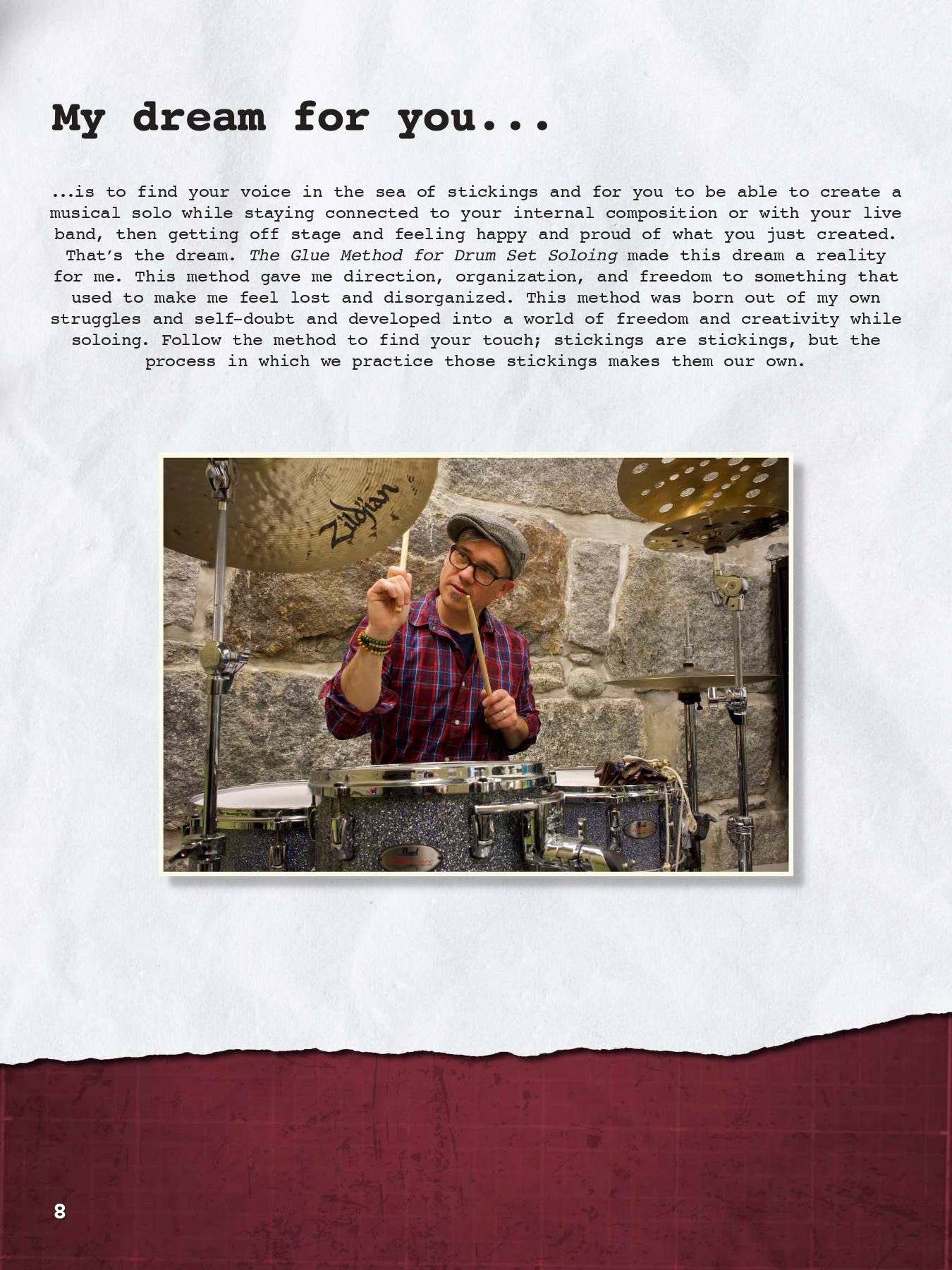 The Glue Method For Drum Set Soloing - Book and Online Video